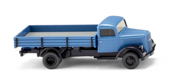 Wiking 084007 Pritschen-Lkw (Opel Blitz) - fernblau