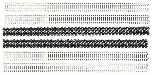 Faller 180402 H0 Zaun-Sortiment, 2 Farben, 1080mm