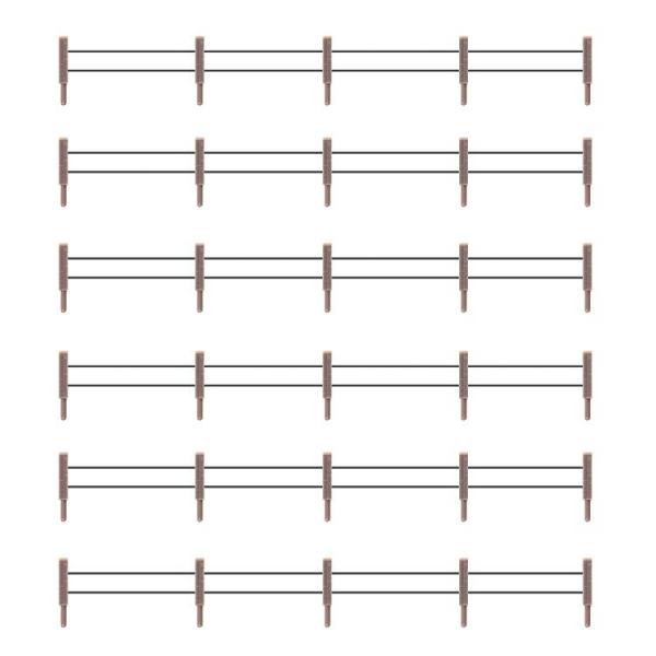 Faller 180432 H0 Eisenzaun mit Betonpfosten