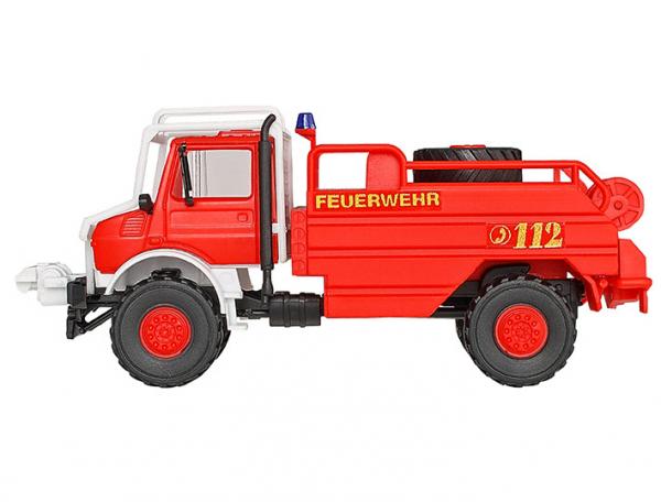 Kibri H0 18270 Feuerwehr UNIMOG Waldbrand Einsatzfahrzeug