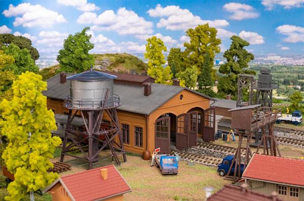 Faller H0 190078 Aktions-Set Bahnbetriebswerk