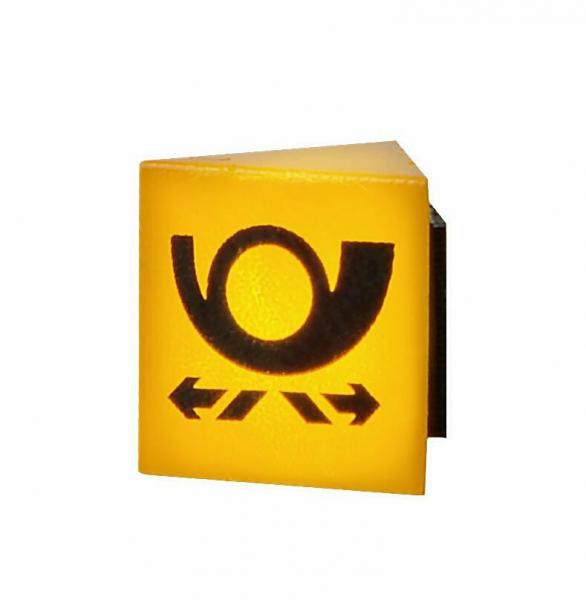 Viessmann 1371 H0 Reklameschild POST mit LED-Beleuchtung