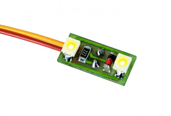 Viessmann 6017 H0 Hausbeleuchtung 2 LED gelb