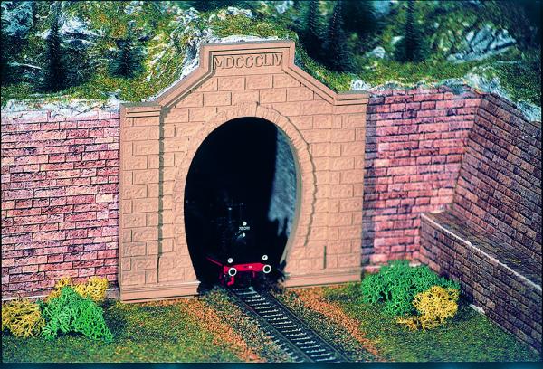 Vollmer H0 42504 H0 Tunnelportal Rheintal, eingleisig, 2 Stück