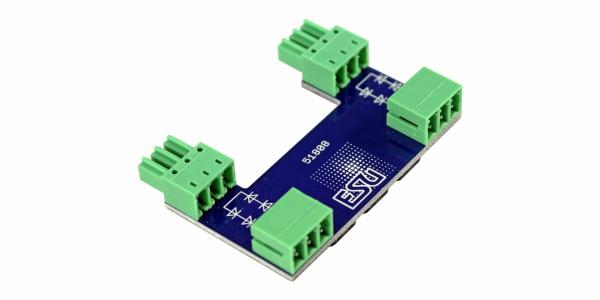 ESU 51808 SwitchPilot Extension Adapter für ABC Bremsstrecken. Set mit 2 Stück für insgesamt 4 Bremsabschnitte