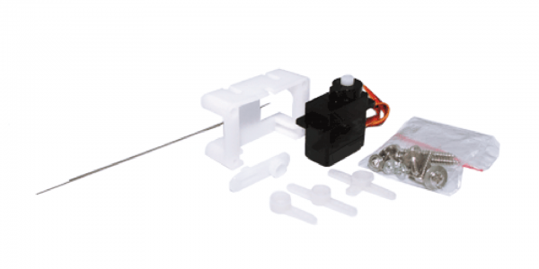 ESU 51804 Servoantrieb, Präzisions-Miniaturservo, Kunststoffgetriebe, mit Microcontroller, 30cm Kabelbaum, Befestigungsmaterial, RETAIL
