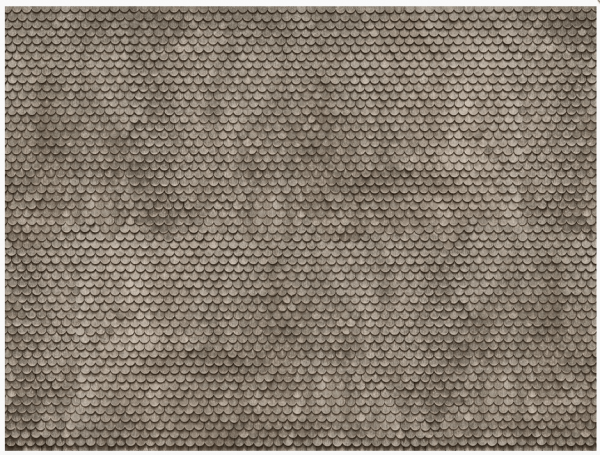 Noch H0 56691 3D-Kartonplatte Biberschwanz