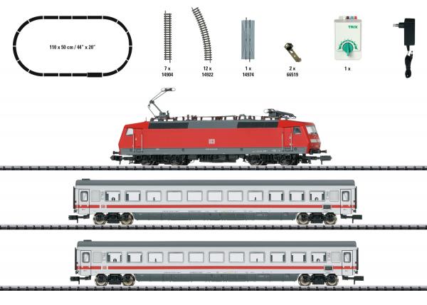 Minitrix N 11150 Startpackung "InterCity" mit Baureihe 120