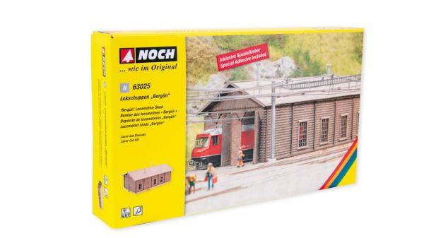 Noch N 63025 Lokschuppen „Bergün“