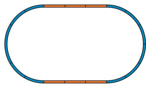 Piko H0 97929 Start-Set mit Bettungsgleis ICE 3 NS