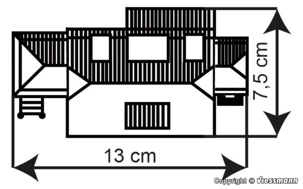 Kibri 37161N Postamt Munderkingen