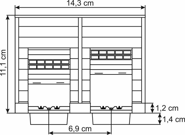 Kibri 39252 H0 Wartungshalle GleisBau, modern