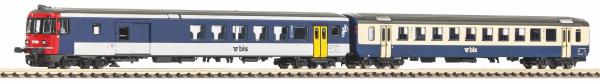 Piko 94460 N 2er Set EW I 1./2. Klasse + Steuerwagen BDt BLS V