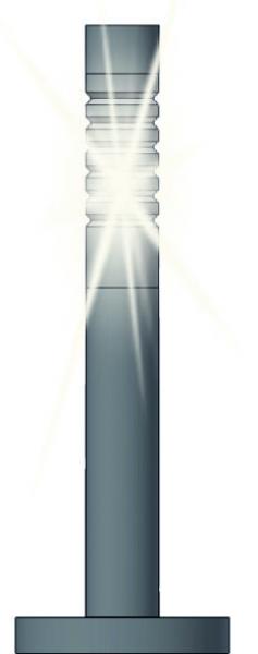 Viessmann H0 6162 Pollerleuchten modern, LED weiß, 3 Stück