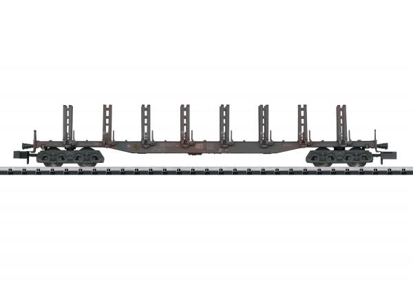 Minitrix  15485 Drehgestell-Flachwagen mit Niederbindeeinrichtungen