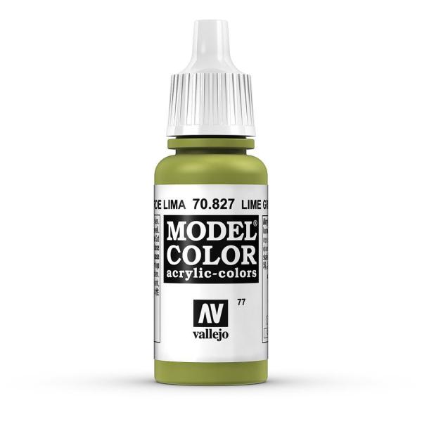 Vallejo 770827 Moder Color  Lindgrün, matt, 17 ml