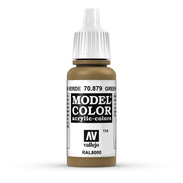 Vallejo 770879 Moder Color  Grünbraun, matt, 17 ml