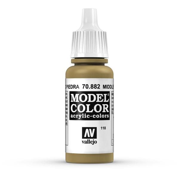 Vallejo 770882 Moder Color  Steingelb, matt, 17 ml