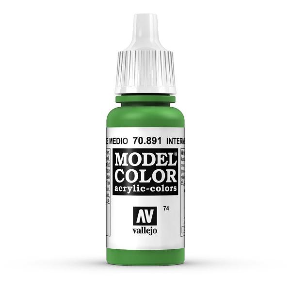 Vallejo 770891 Moder Color  Lichtgrün, matt, 17 ml