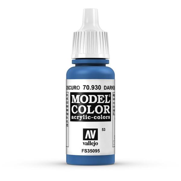 Vallejo 770930 Moder Color  Brillant Blau, matt, 17 ml