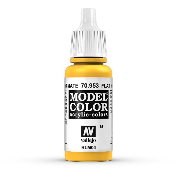 Vallejo 770953 Moder Color  Signalgelb, matt, 17 ml