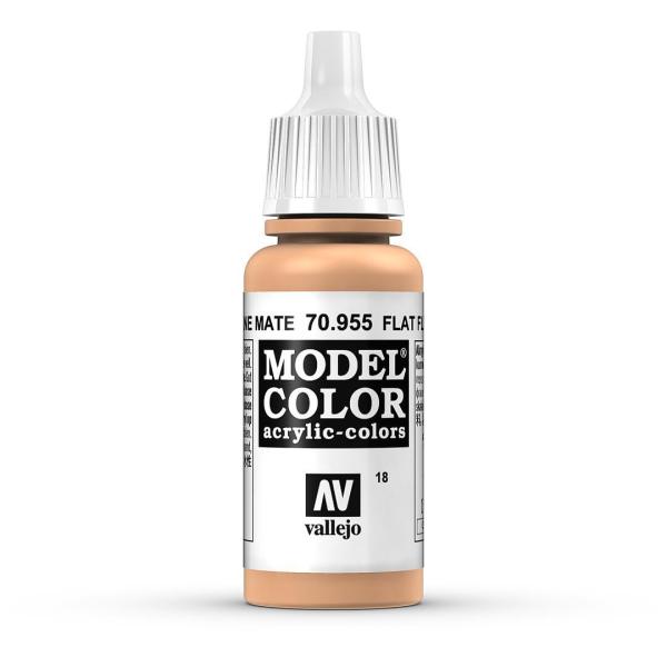 Vallejo 770955 Moder Color  Dunkle Hautfarbe, matt, 17 ml