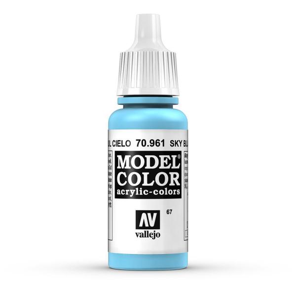 Vallejo 770961 Moder Color  Himmelblau, matt, 17 ml