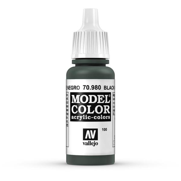 Vallejo 770980 Moder Color  Tannengrün, dunkel, matt, 17 ml