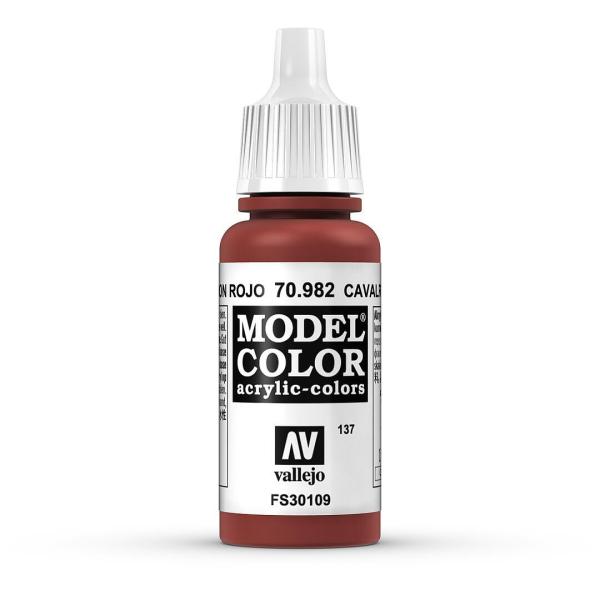 Vallejo 770982 Moder Color  Oxidrot, matt, 17 ml