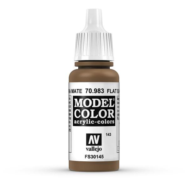 Vallejo 770983 Moder Color  Terrabraun, hell, matt, 17 ml