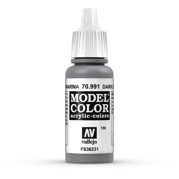 Vallejo 770991 Moder Color  Seegrau, dunkel, matt, 17 ml