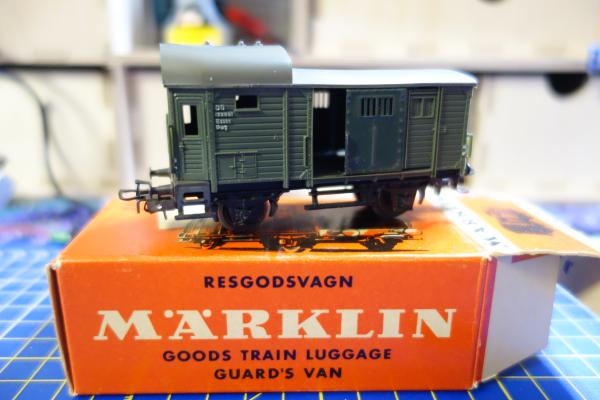 Märklin 4600 Güterzug Gepäckwagen von 1963 DB H0 OVP guter Zustand