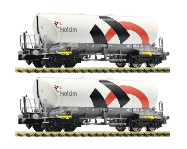Fleischmann 848901 Silowagen, Holcim/Wascosa 2-tlg. Set