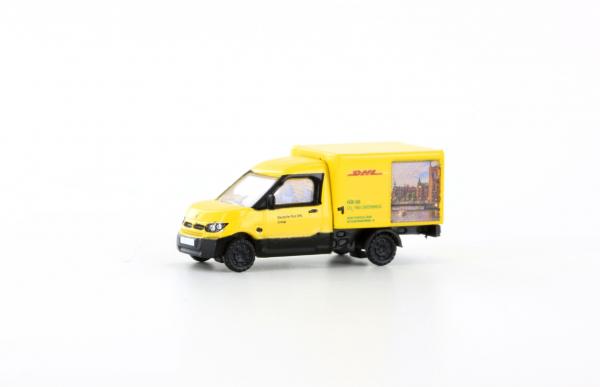 Lemke Minis LC4555 STREETSCOOTER WORK "DHL HAMBURG" 1:160