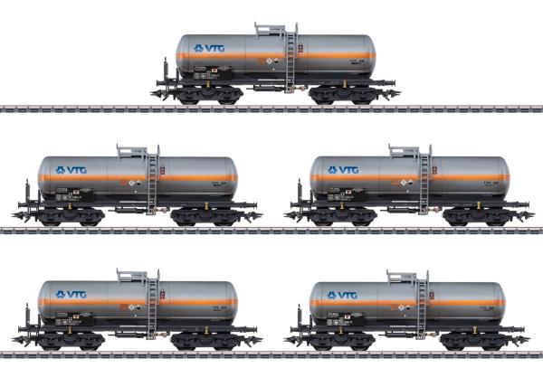 Märklin 46465 Chlorgaskesselwagen-Set VTG