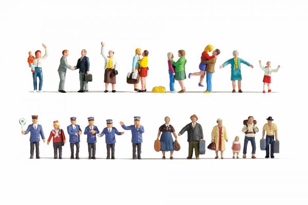 Noch H0 16121 Figuren-XL-Set “Auf dem Bahnhof” Noch H0 16121 Figuren-XL-Set “Auf dem Bahnhof”